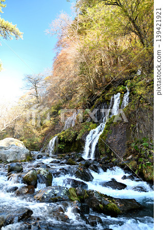 鳥龍瀑布位於山梨縣北斗市川俁川谷，海拔1250公尺。 139421921