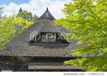 Traditional Japanese houses in the Tohoku region 139422123