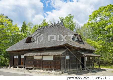 Traditional Japanese houses in the Tohoku region 139422125
