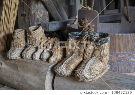 Traditional Japanese houses in the Tohoku region 139422129