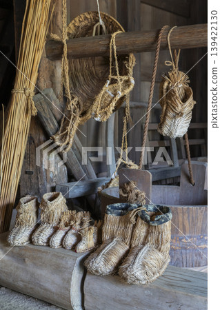 Traditional Japanese houses in the Tohoku region 139422130