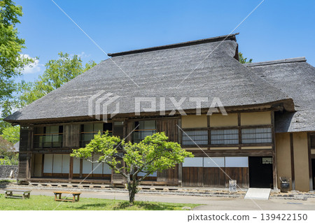 Traditional Japanese houses in the Tohoku region Traditional Japanese houses in the Tohoku region 139422150