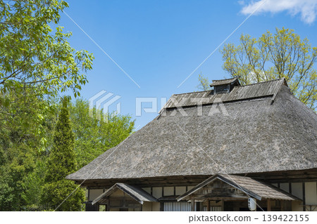 Traditional Japanese houses in the Tohoku region Traditional Japanese houses in the Tohoku region 139422155