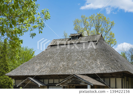 Traditional Japanese houses in the Tohoku region 139422156