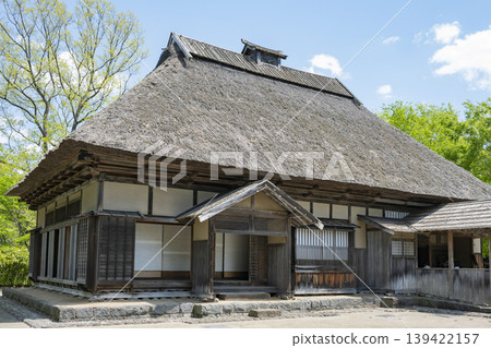 Traditional Japanese houses in the Tohoku region Traditional Japanese houses in the Tohoku region 139422157