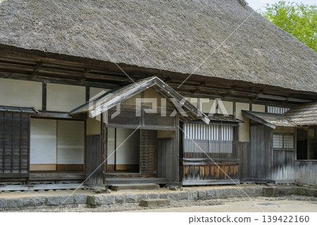 Traditional Japanese houses in the Tohoku region 139422160
