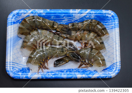 Black tiger shrimp for cooking Black tiger shrimp for cooking 139422305