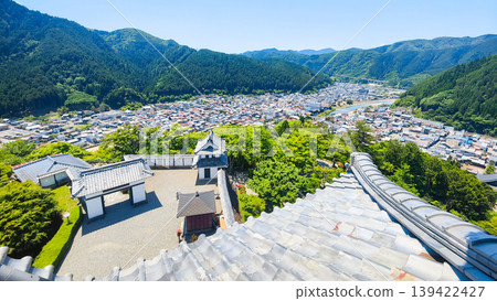 Gujo Hachiman Castle: View from the castle tower Gujo Hachiman Castle: View from the castle tower 139422427