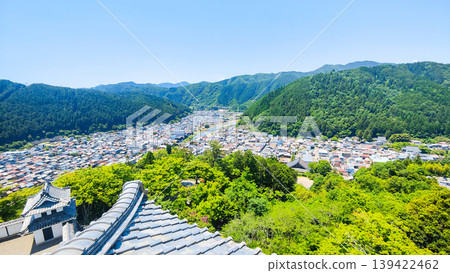 Gujo Hachiman Castle: View from the castle tower Gujo Hachiman Castle: View from the castle tower 139422462
