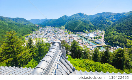 Gujo Hachiman Castle: View from the castle tower Gujo Hachiman Castle: View from the castle tower 139422465