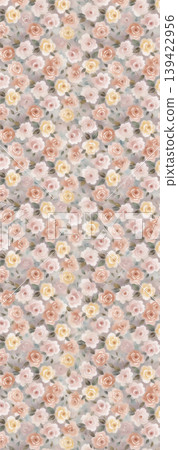 Soft muted watercolor floral and botanical seamless patterns collection Soft muted watercolor floral and botanical seamless patterns collection 139422956