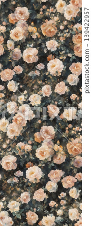 Soft muted watercolor floral and botanical seamless patterns collection Soft muted watercolor floral and botanical seamless patterns collection 139422957