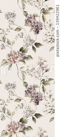 Soft muted watercolor floral and botanical seamless patterns collection Soft muted watercolor floral and botanical seamless patterns collection 139422961
