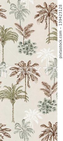 Soft muted watercolor floral and botanical seamless patterns collection Soft muted watercolor floral and botanical seamless patterns collection 139423128