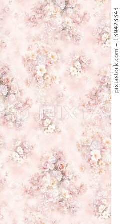 Soft muted watercolor floral and botanical seamless patterns collection Soft muted watercolor floral and botanical seamless patterns collection 139423343