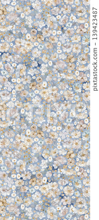 Soft muted watercolor floral and botanical seamless patterns collection Soft muted watercolor floral and botanical seamless patterns collection 139423487