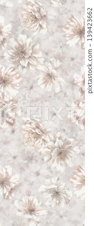 Soft muted watercolor floral and botanical seamless patterns collection Soft muted watercolor floral and botanical seamless patterns collection 139423662