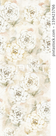 Soft muted watercolor floral and botanical seamless patterns collection Soft muted watercolor floral and botanical seamless patterns collection 139423766
