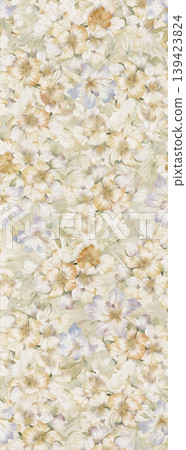 Soft muted watercolor floral and botanical seamless patterns collection Soft muted watercolor floral and botanical seamless patterns collection 139423824