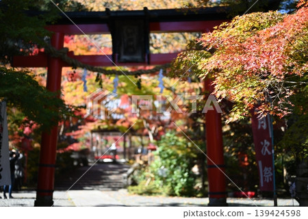 [京都]龜岡桑山神社的秋葉 139424598