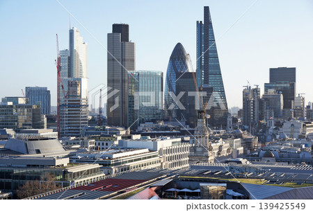 London cityscape as seen from St. Paul's Cathedral London cityscape as seen from St. Paul's Cathedral 139425549