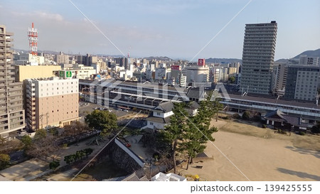 View from the keep of Fukuyama Castle (southeast side) View from the keep of Fukuyama Castle (southeast side) 139425555