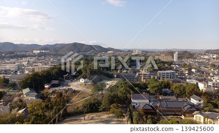 View from the keep of Fukuyama Castle (north side) View from the keep of Fukuyama Castle (north side) 139425600