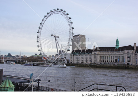 The Thames and the London Eye The Thames and the London Eye 139426688