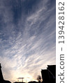 The dynamism of the sky as you look up. Wispy clouds drifting in the wind and the gradient of the twilight. 139428162