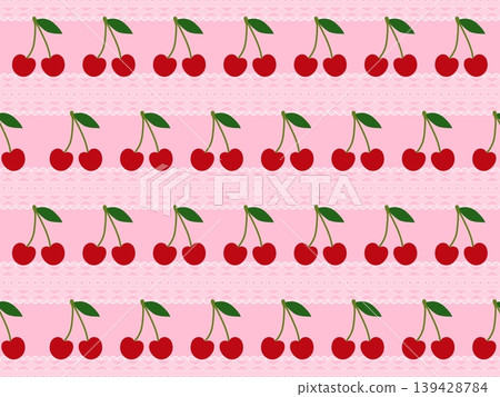 Cherry (red) seamless pattern A-8' Cherry (red) seamless pattern A-8' 139428784