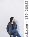 Women in denim fashion 139428982