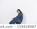 Women in denim fashion 139428987