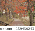 公園裡的長廊有秋葉 139430243