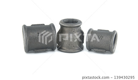 Metal Pipe Fittings Set With Couplings and Socket Joints For Plumbing And Plumbing Hardware 139430295