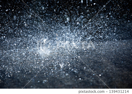 Dynamic water movement; a blue-toned abstract image. Dynamic water movement; a blue-toned abstract image. 139431214