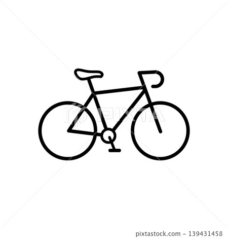Road Bicycle Cycling Line Icon 139431458
