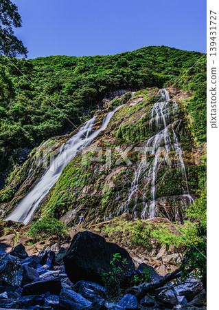 Okawa Falls, a World Natural Heritage Site on Yakushima Island. Okawa Falls, a World Natural Heritage Site on Yakushima Island. 139431727
