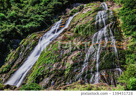 Okawa Falls, surrounded by the magnificent nature of Yakushima Island Okawa Falls, surrounded by the magnificent nature of Yakushima Island 139431728