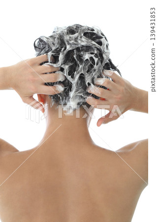 Shampoo, wash your hair, foam Shampoo, wash your hair, foam 139431853