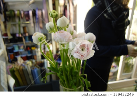 Flowers in a Craft Shop Interior Flowers in a Craft Shop Interior 139432249