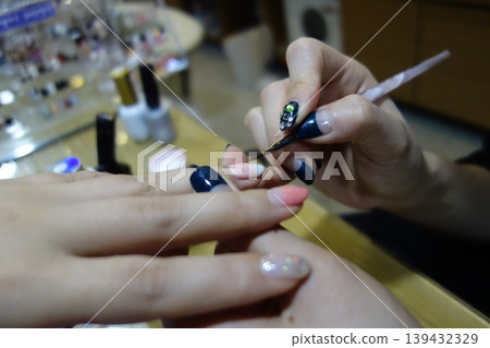 Nail Artistry Close-Up Nail Artistry Close-Up 139432329