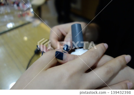 Nail Polish Application Close-Up 139432398