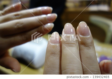 Manicured Nails Close-Up 139432403