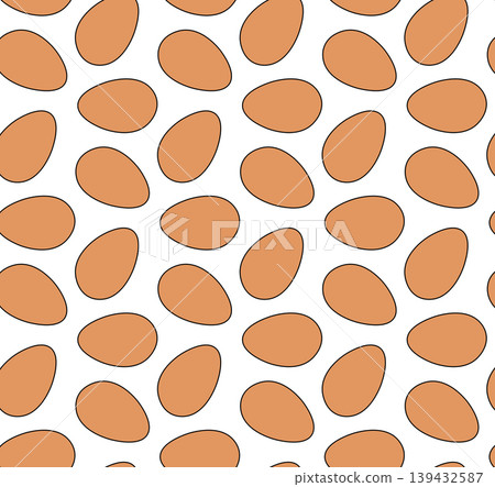 egg icons Colored seamless pattern hand drawn illustration. Vector graphic line art. Perfect for cafe logo, branding, packaging, labels, and modern decor design. egg icons Colored seamless pattern hand drawn illustration. Vector graphic line art. Perfect for cafe logo, branding, packaging, labels, and modern decor design. 139432587