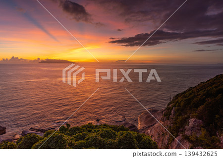 東海日落,暮色,屋久島,眾神居住之地(夏季) 東海日落,暮色,屋久島,眾神居住之地(夏季) 139432625