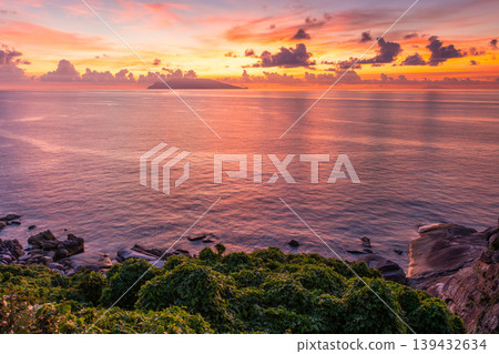 East China Sea Sunset, Twilight, Yakushima Island where gods reside (Summer) East China Sea Sunset, Twilight, Yakushima Island where gods reside (Summer) 139432634
