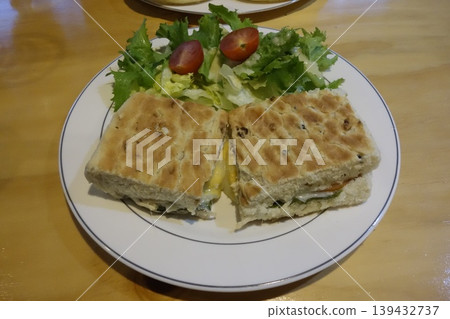 Sandwich and Salad Plate Sandwich and Salad Plate 139432737