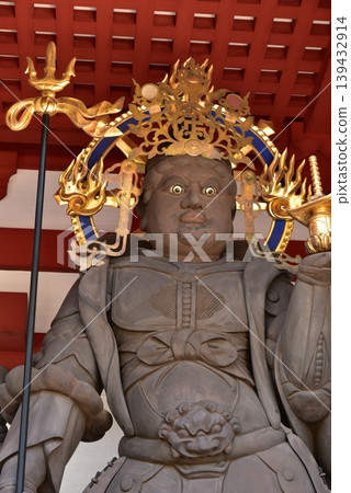 高野山：壇上伽藍中門、多聞天 139432914