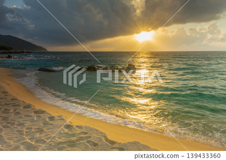 屋久島永田稻中濱的海龜築巢地,夜景(夏季) 屋久島永田稻中濱的海龜築巢地,夜景(夏季) 139433360