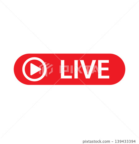 Live streaming icon Live streaming icon 139433394